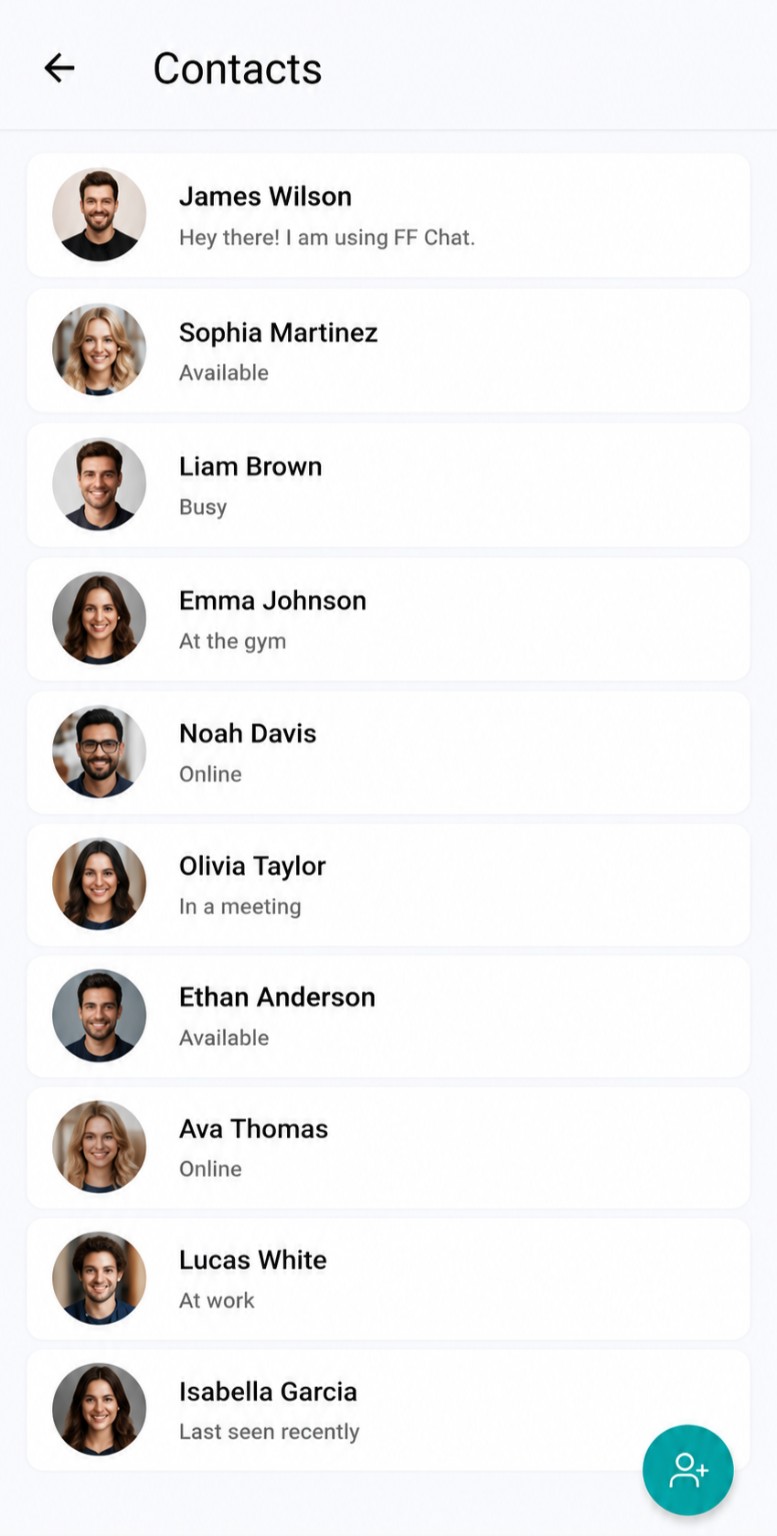 FF Chat contacts