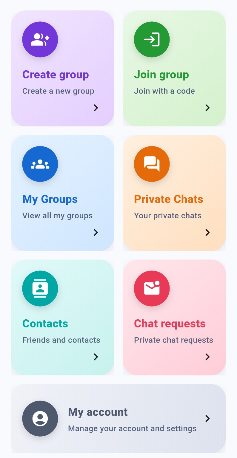 FF Chat menu